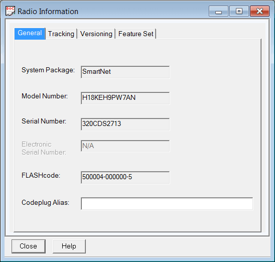 Radio Programming Service Motorola ASTRO 25