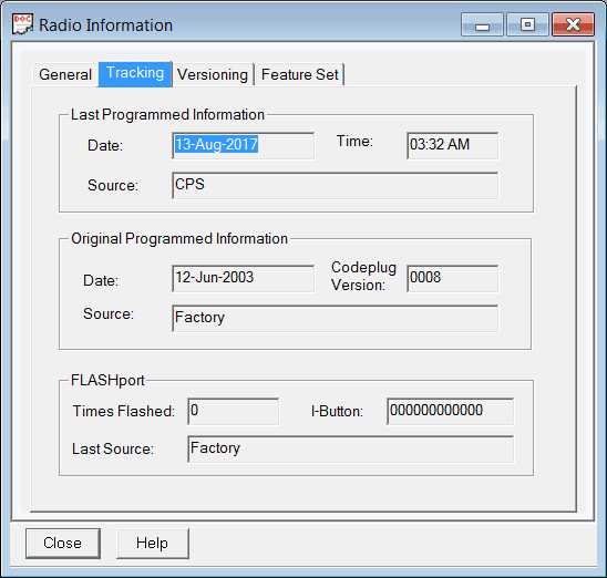 Radio Programming Service Motorola ASTRO 25