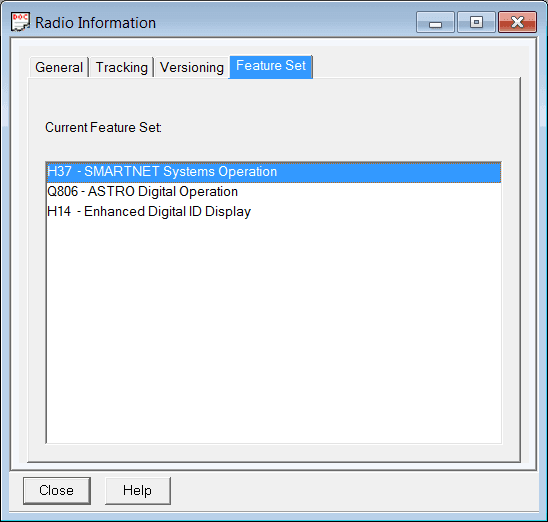 Radio Programming Service Motorola ASTRO 25